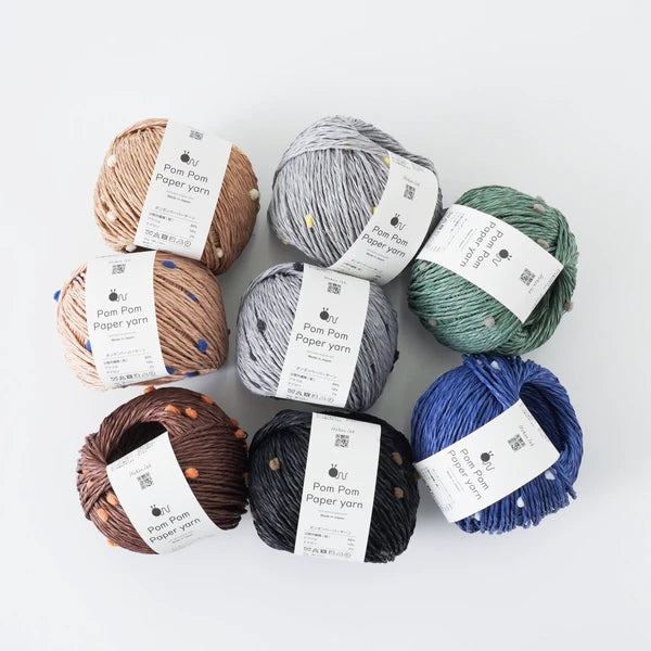 PomPom Paper Yarn by KnitWorm
