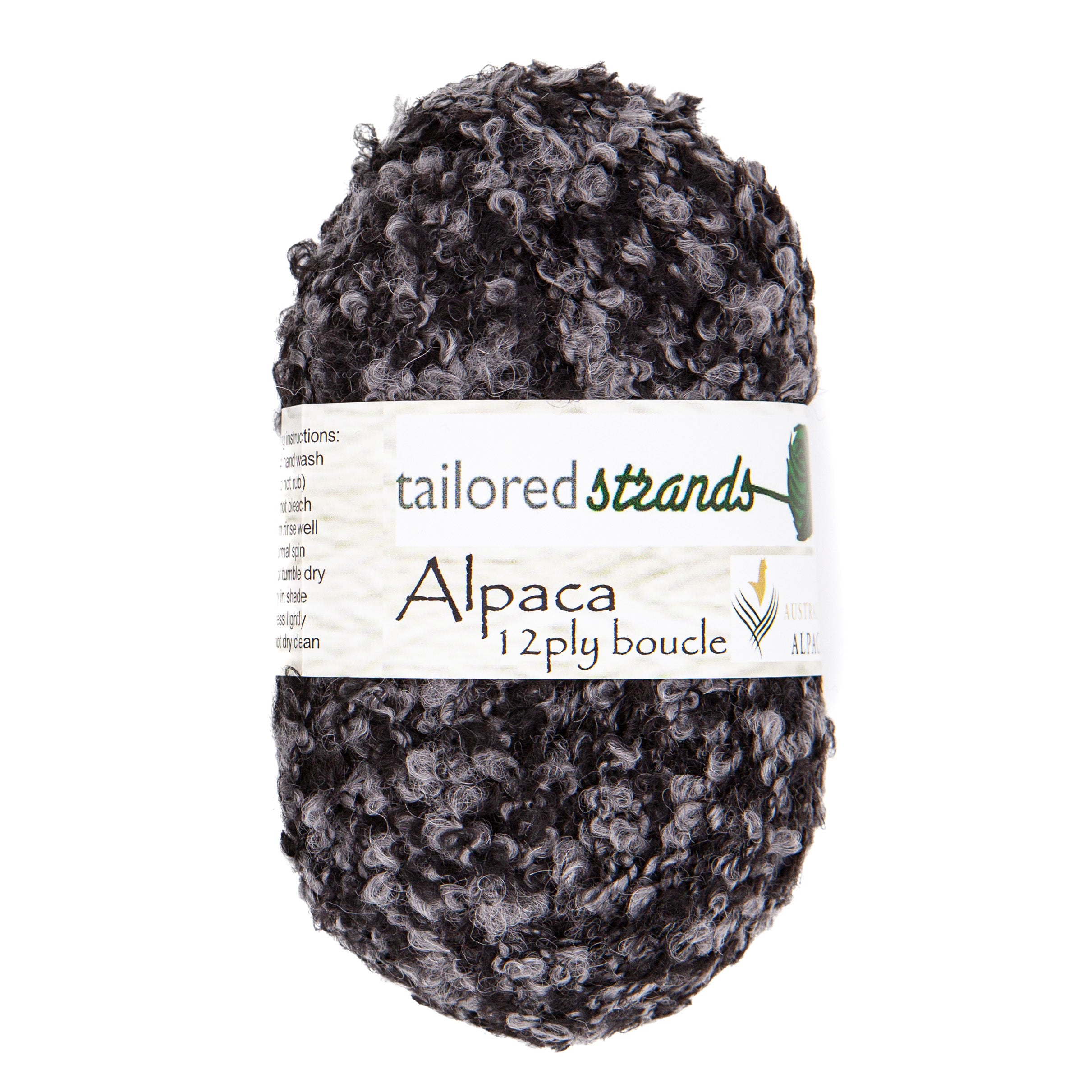 Tailored Strands - Charcoal Boucle