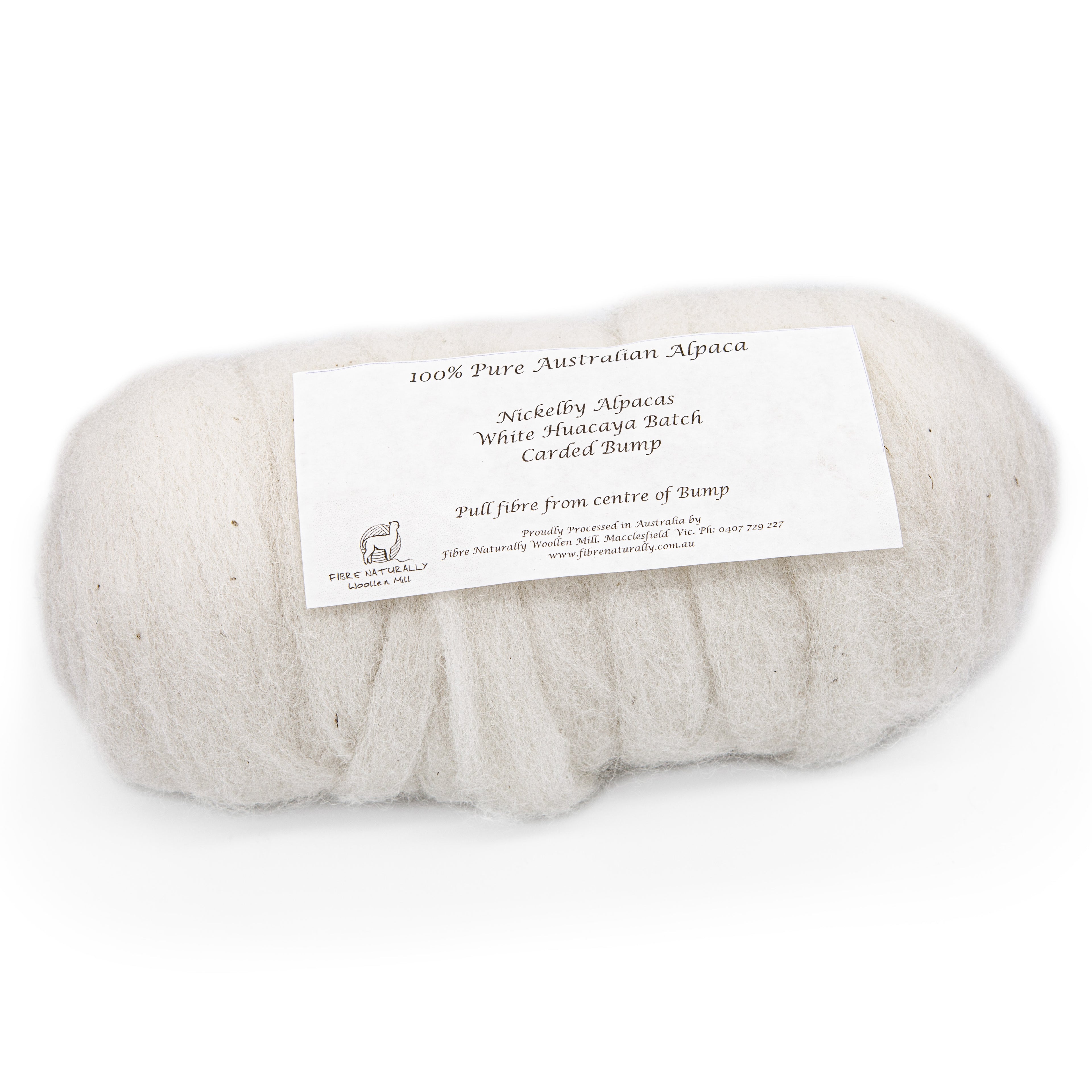 100% Pure Australian Alpaca - Ready-To-Spin Fibre
